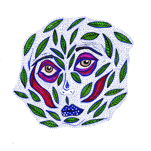 Bloodshot Blossom Print for Sale. Jessica Butner Art.