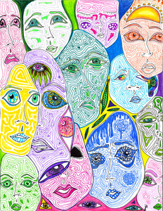 Crowded Places. Art Prints for Sale